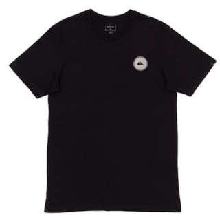 Camiseta Quiksilver Transfer Roun Plus Size Preta